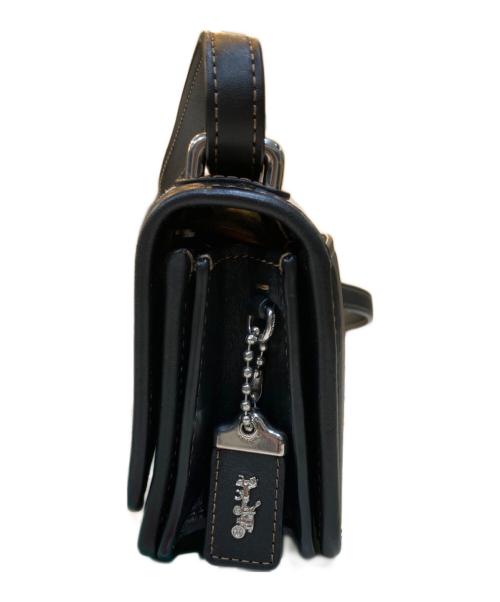 COACH（コーチ）COACH (コーチ) バンディット クロスボディ・シグネチャー テキスタイル ジャカード ブラック×ベージュの古着・服飾アイテム