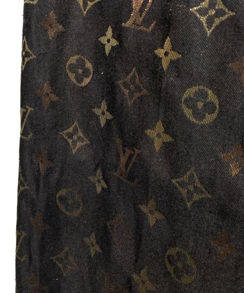 LOUIS VUITTON（ルイ ヴィトン）LOUIS VUITTON (ルイ ヴィトン) ショール・モノグラム ソー シャイン ブラック×ゴールド サイズ:　の古着・服飾アイテム