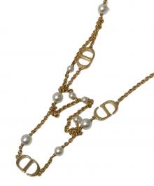 Dior（ディオール）の古着「PETIT CD ネックレス」｜ゴールドカラー