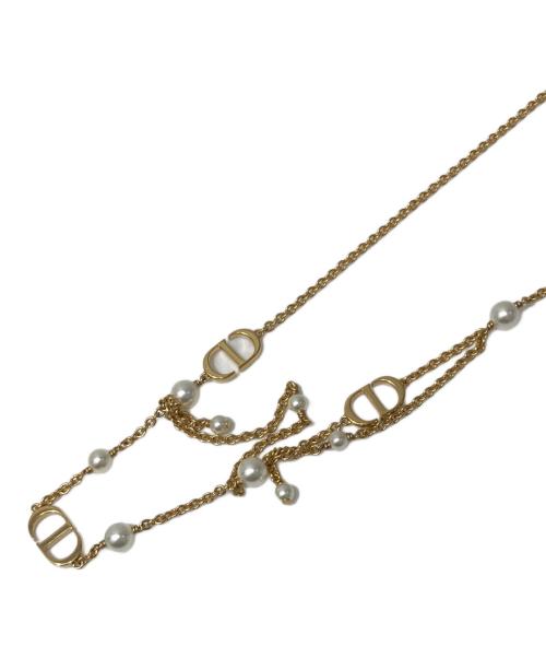 Dior（ディオール）DIOR (ディオール) PETIT CD ネックレス ゴールドカラーの古着・服飾アイテム