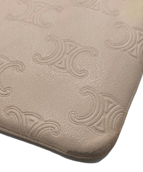 CELINE（セリーヌ）CELINE (セリーヌ) トリオンフ コインケース ピンクの古着・服飾アイテム