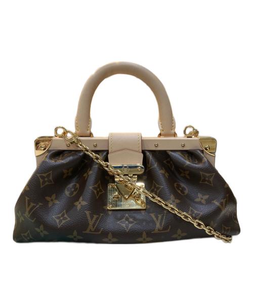 LOUIS VUITTON（ルイ ヴィトン）LOUIS VUITTON (ルイ ヴィトン) モノグラム・クラッチ ショルダーバッグ ブラウンの古着・服飾アイテム