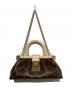 中古・古着 LOUIS VUITTON (ルイ ヴィトン) モノグラム・クラッチ ショルダーバッグ ブラウン：350000円