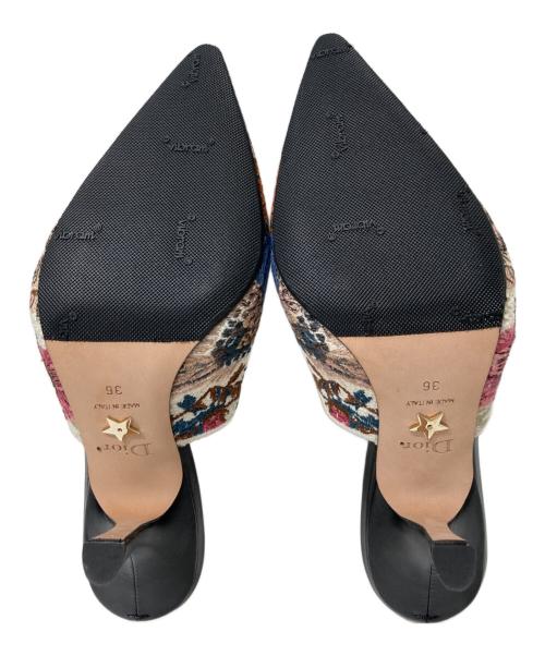 Dior（ディオール）DIOR (ディオール) J'ADIOR スリングバックパンプス ホワイト×ブラウン サイズ:36の古着・服飾アイテム