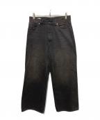 MONKEY TIMEモンキータイム）の古着「バギーデニムパンツ」｜ブラック