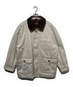 ST JOHN'S BAYセントジョンズベイ）の古着「襟コーズワークジャケット」｜ベージュ