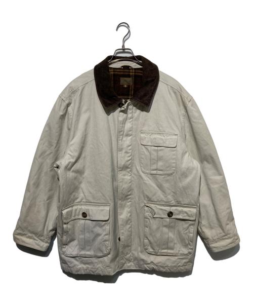 ST JOHN'S BAY（セントジョンズベイ）ST JOHN'S BAY (セントジョンズベイ) 襟コーズワークジャケット ベージュ サイズ:XLの古着・服飾アイテム