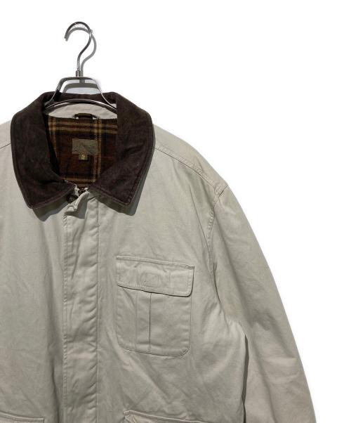 ST JOHN'S BAY（セントジョンズベイ）ST JOHN'S BAY (セントジョンズベイ) 襟コーズワークジャケット ベージュ サイズ:XLの古着・服飾アイテム