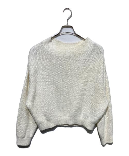 Noble（ノーブル）Noble (ノーブル) ドライミックスモールニットプルオーバー ベージュ サイズ:不明の古着・服飾アイテム