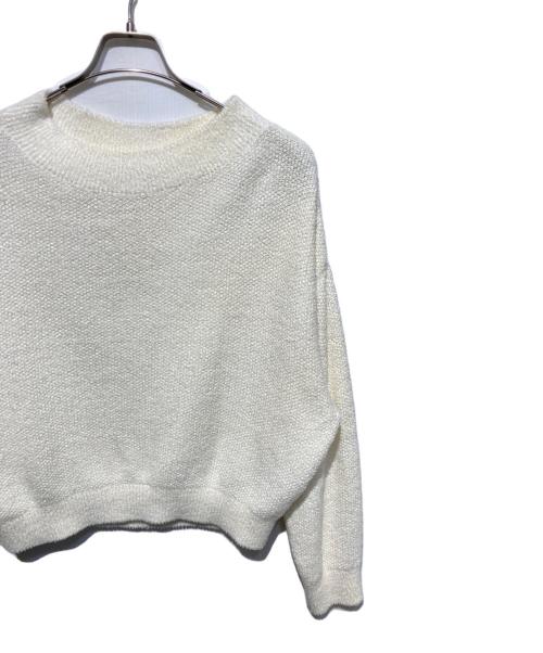 Noble（ノーブル）Noble (ノーブル) ドライミックスモールニットプルオーバー ベージュ サイズ:不明の古着・服飾アイテム