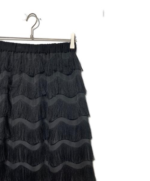 JOURNAL STANDARD（ジャーナルスタンダード）JOURNAL STANDARD (ジャーナルスタンダード) フリンジスカート ブラック サイズ:　の古着・服飾アイテム