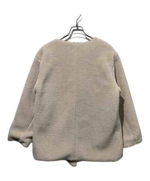 OHOTORO（オオトロ）OHOTORO (オオトロ) Aries ボアショートコート アイボリー サイズ:不明の古着・服飾アイテム