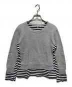 COMME des GARCONSコムデギャルソン）の古着「ドッキングスウェット」｜グレー