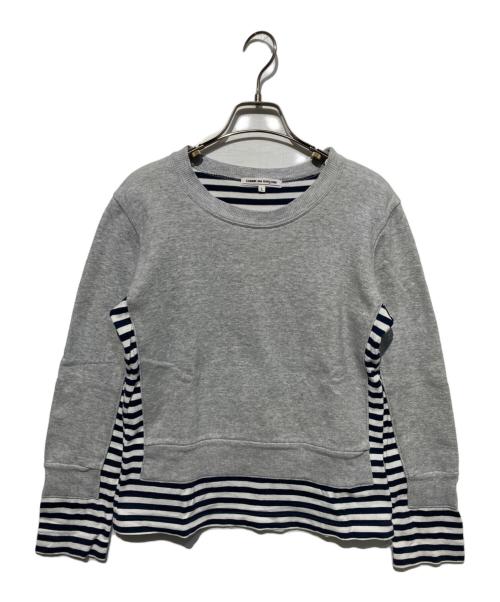 COMME des GARCONS（コムデギャルソン）COMME des GARCONS (コムデギャルソン) ドッキングスウェット グレー サイズ:Lの古着・服飾アイテム