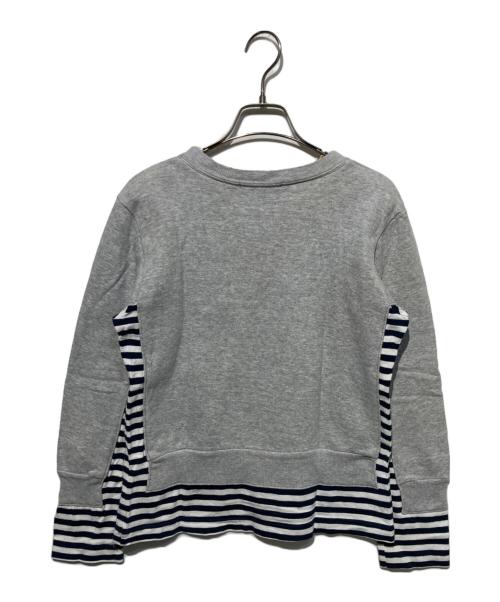 COMME des GARCONS（コムデギャルソン）COMME des GARCONS (コムデギャルソン) ドッキングスウェット グレー サイズ:Lの古着・服飾アイテム