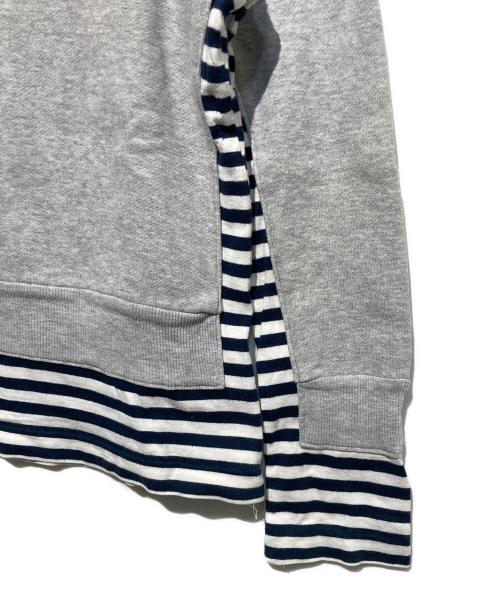 COMME des GARCONS（コムデギャルソン）COMME des GARCONS (コムデギャルソン) ドッキングスウェット グレー サイズ:Lの古着・服飾アイテム