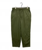 WTAPSダブルタップス）の古着「ナイロンツイル ワイド パンツ」｜グリーン