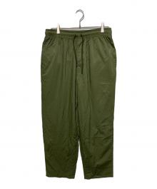 WTAPS（ダブルタップス）の古着「ナイロンツイル ワイド パンツ」｜グリーン