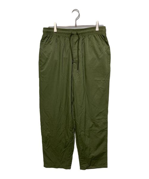 WTAPS（ダブルタップス）WTAPS (ダブルタップス) ナイロンツイル ワイド パンツ グリーン サイズ:03の古着・服飾アイテム