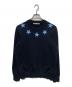 GIVENCHY（ジバンシィ）の古着「スターアプライクルーネックスウェット」｜ブラック