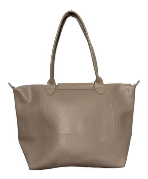 LONGCHAMP（ロンシャン）LONGCHAMP (ロンシャン) ルプリアージュ シティ L トートバッグ ベージュの古着・服飾アイテム