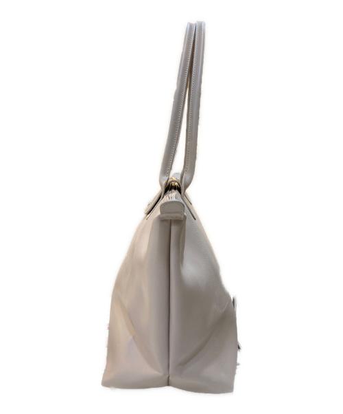 LONGCHAMP（ロンシャン）LONGCHAMP (ロンシャン) ルプリアージュ シティ L トートバッグ ベージュの古着・服飾アイテム