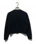BALLSEY (ボールジィ) ウールコットンパールコンビ クルーネックカーディガン ブラック サイズ:Ｓ：9000円