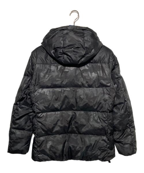 BLACK LABEL CRESTBRIDGE（ブラックレーベル クレストブリッジ）BLACK LABEL CRESTBRIDGE (ブラックレーベル クレストブリッジ) カモ柄ダウンジャケット ブラック サイズ:Mの古着・服飾アイテム