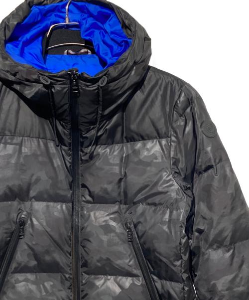 BLACK LABEL CRESTBRIDGE（ブラックレーベル クレストブリッジ）BLACK LABEL CRESTBRIDGE (ブラックレーベル クレストブリッジ) カモ柄ダウンジャケット ブラック サイズ:Mの古着・服飾アイテム