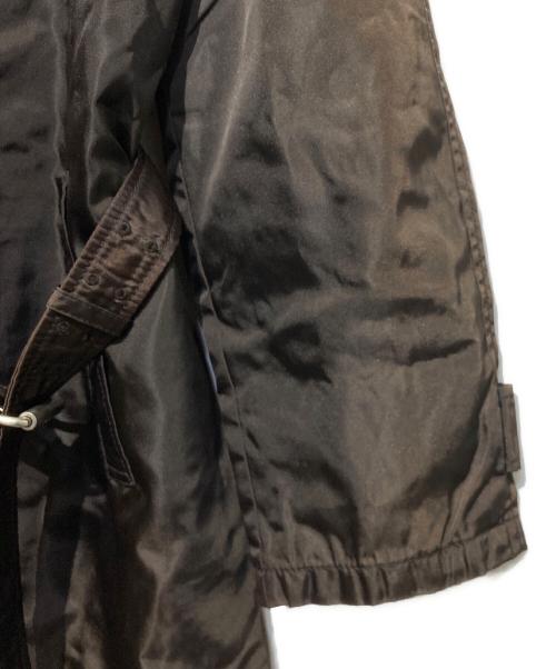 PRADA（プラダ）PRADA (プラダ) オールド ベルテッドナイロンコート ブラウン サイズ:Sの古着・服飾アイテム