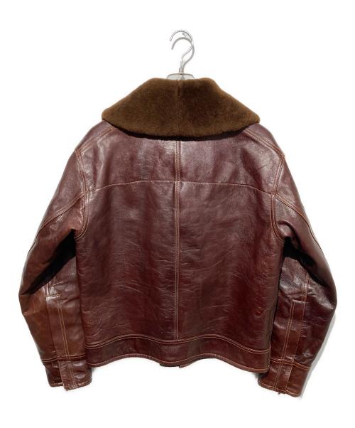 BUZZ RICKSON'S（バズリクソンズ）BUZZ RICKSON'S (バズリクソンズ) TYPE B-2 レザーフライトジャケット ブラウン サイズ:44の古着・服飾アイテム