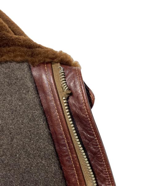 BUZZ RICKSON'S（バズリクソンズ）BUZZ RICKSON'S (バズリクソンズ) TYPE B-2 レザーフライトジャケット ブラウン サイズ:44の古着・服飾アイテム