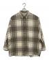 UNUSED（アンユーズド）の古着「OVER SIZE CHECK SHIRT」｜ベージュ