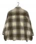 UNUSED (アンユーズド) OVER SIZE CHECK SHIRT ベージュ サイズ:3：10000円