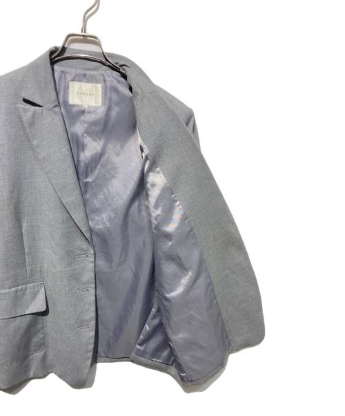 CADUNE（カデュネ）CADUNE (カデュネ) スプリングカラービッグジャケット グレー サイズ:38の古着・服飾アイテム