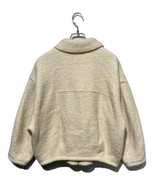 Mystrada（マイストラーダ）Mystrada (マイストラーダ) ジップコクーンコート ベージュ サイズ:38の古着・服飾アイテム