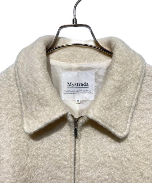 Mystrada（マイストラーダ）Mystrada (マイストラーダ) ジップコクーンコート ベージュ サイズ:38の古着・服飾アイテム