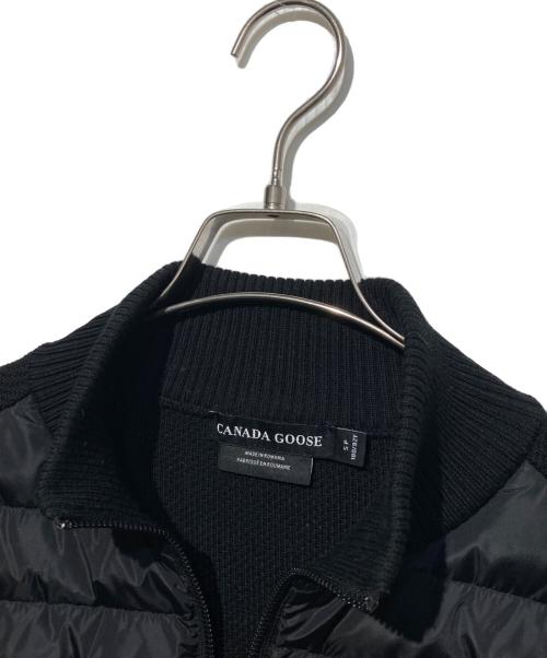 CANADA GOOSE（カナダグース）CANADA GOOSE (カナダグース) Hybridge Knit Jacket ブラック サイズ:Sの古着・服飾アイテム