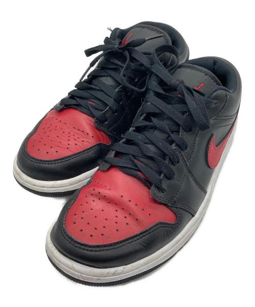 NIKE（ナイキ）NIKE (ナイキ) Air Jordan 1 Low  ローカットスニーカー レッド×ブラック サイズ:27.5cmの古着・服飾アイテム