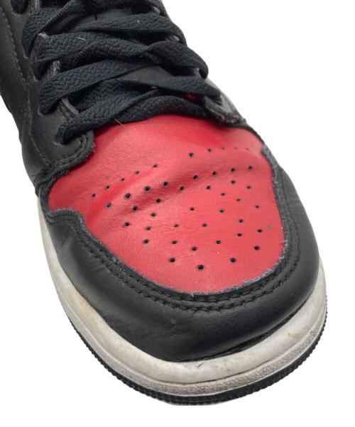 NIKE（ナイキ）NIKE (ナイキ) Air Jordan 1 Low  ローカットスニーカー レッド×ブラック サイズ:27.5cmの古着・服飾アイテム