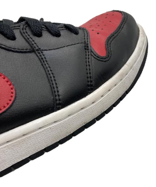 NIKE（ナイキ）NIKE (ナイキ) Air Jordan 1 Low  ローカットスニーカー レッド×ブラック サイズ:27.5cmの古着・服飾アイテム