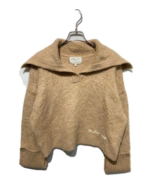 martin kim（マーティンキム）Martin Kim (マーティンキム) セーラーカラーニット ベージュ サイズ:FREEの古着・服飾アイテム