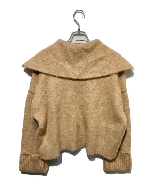 martin kim（マーティンキム）Martin Kim (マーティンキム) セーラーカラーニット ベージュ サイズ:FREEの古着・服飾アイテム