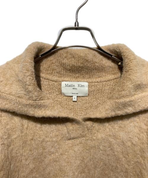 martin kim（マーティンキム）Martin Kim (マーティンキム) セーラーカラーニット ベージュ サイズ:FREEの古着・服飾アイテム