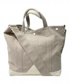 PORTERポーター）の古着「2WAY TOTE BAG(M)」｜ベージュ