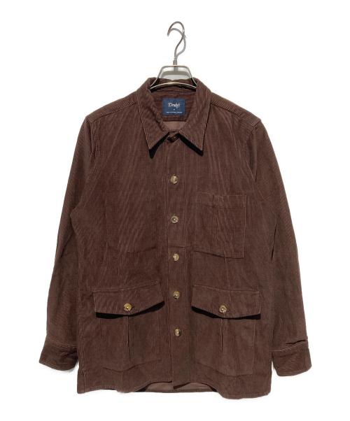 DRAKE'S（ドレイクス）DRAKE'S (ドレイクス) コーデュロイシャツ ブラウン サイズ:Mの古着・服飾アイテム