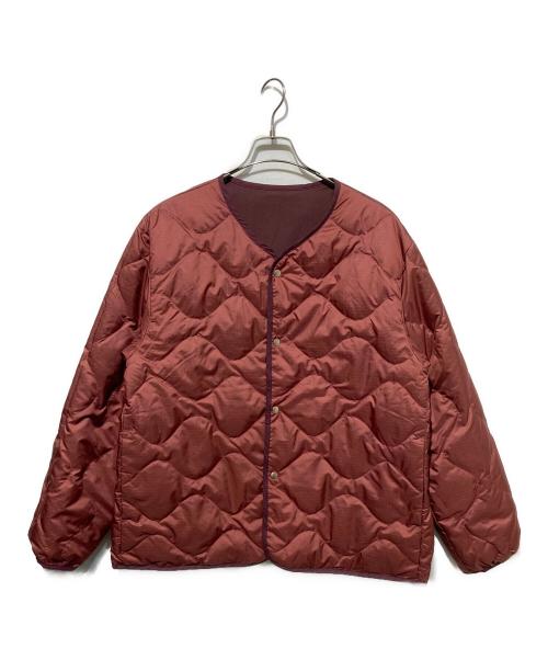 nanamica（ナナミカ）nanamica (ナナミカ) Reversible Down Cardigan ボルドー サイズ:Mの古着・服飾アイテム