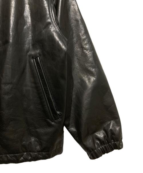 SSZ（エスエスズィー）SSZ (エスエスズィー) LEATHER BLOUSON ブラック サイズ:Sの古着・服飾アイテム