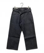 LEVI'S PReMIUMリーバイス プレミアム）の古着「TWISTED BAGGYワイドデニムパンツ」｜ブラック