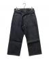 LEVI'S PReMIUM（リーバイス プレミアム）の古着「TWISTED BAGGYワイドデニムパンツ」｜ブラック